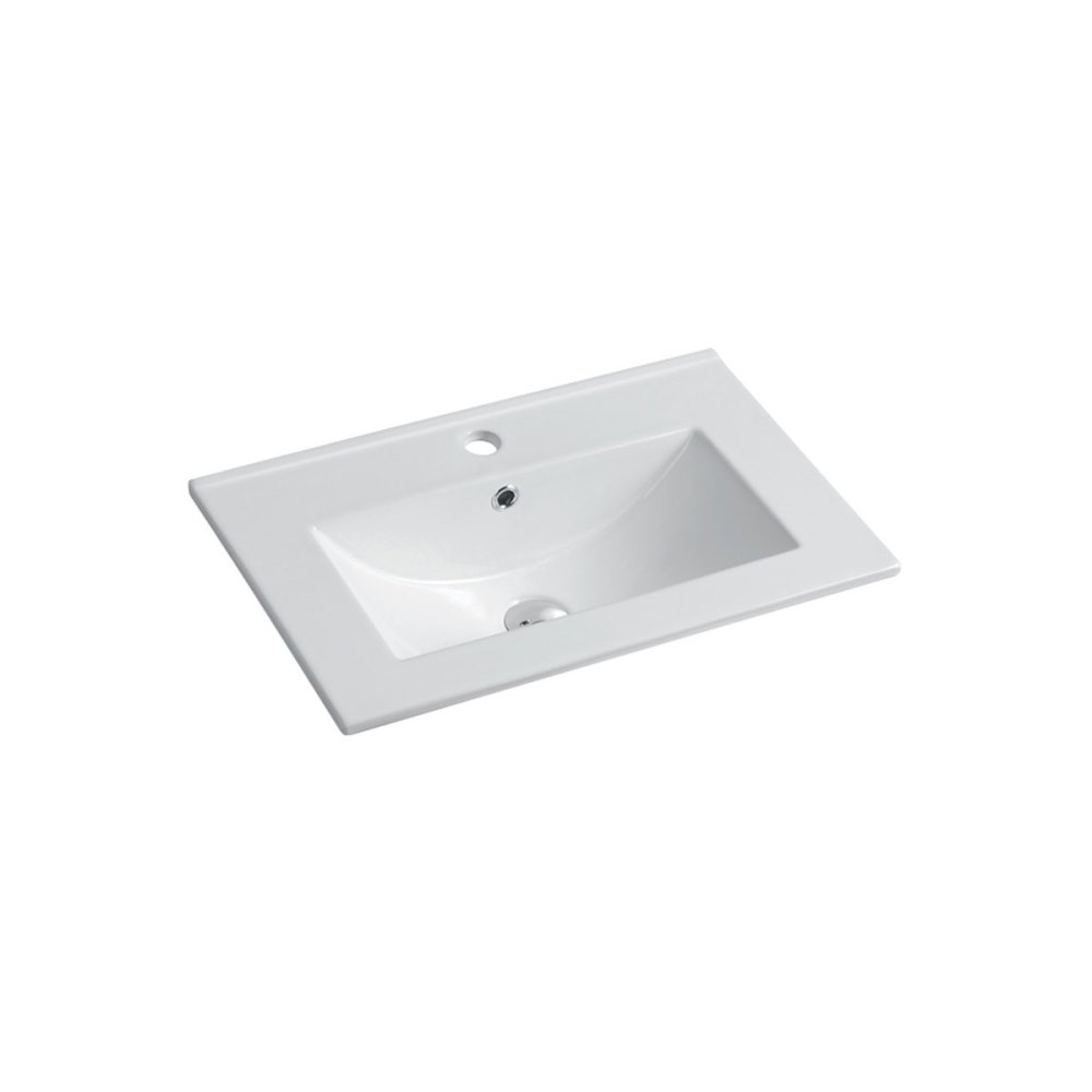 Раковина на мебель Vincea Mia Slim 61 Белый глянцевый
