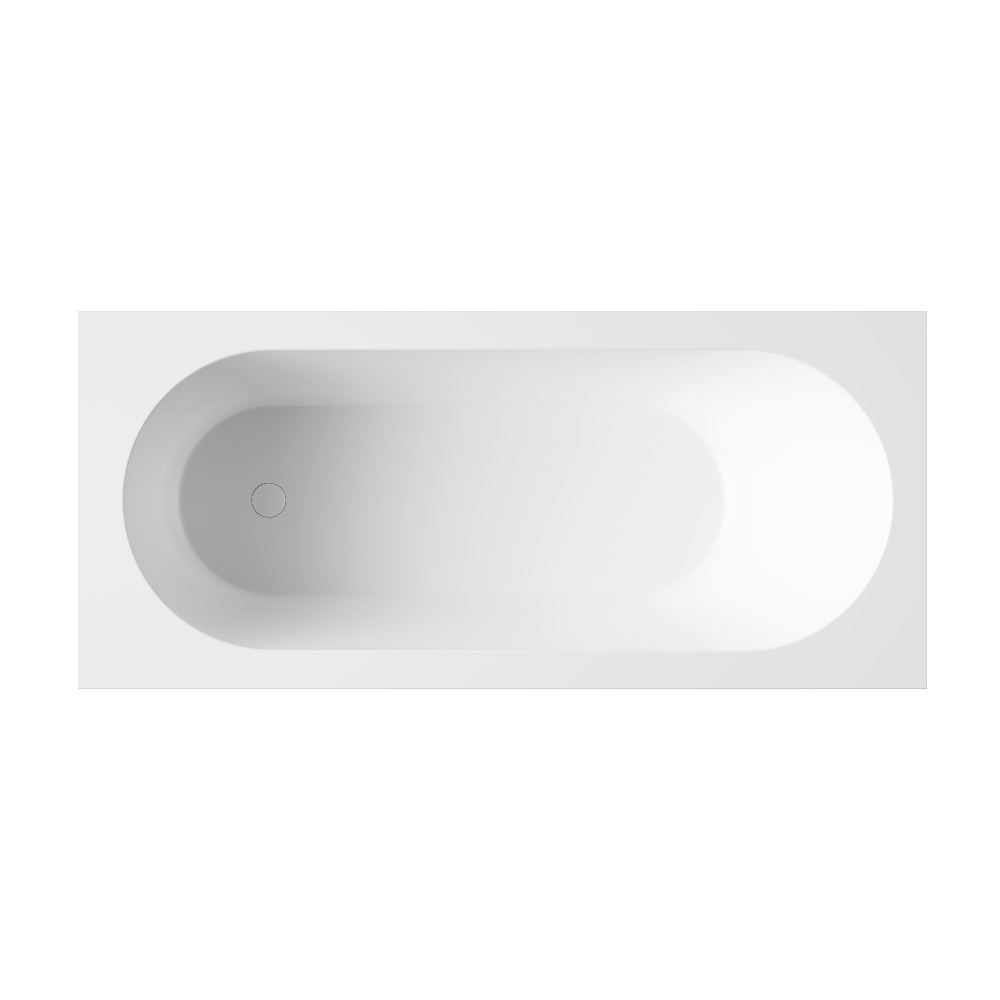 Ванна из искусственного камня Vincea Solid Surface 180х80 Белый матовый