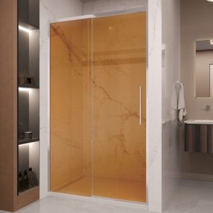 Душевая дверь Vincea Stella 120 Хром / Янтарное