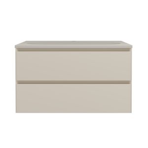 Тумба подвесная Vincea Luka Soft-Touch 80 Бежевый матовый